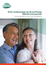 Cover page of the brochure Echo-endoscopie via de luchtweg (EBUS) met punctie